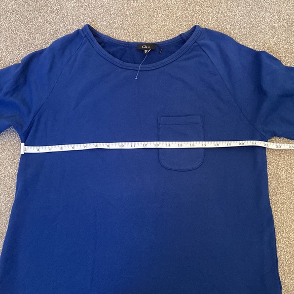 CLU USA Women’s Blue Layered Sweater Top Size L NWOT - Picture 8 of 11